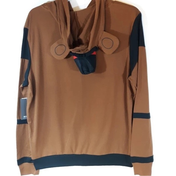 Five Nights at Freddy's Brown Hoodie Zip Up Jacket Size XL - Picture 3 of 6